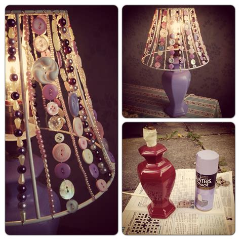 Upcycled Beaded And Button Lampshade Camilla Uk201308day