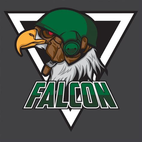 Premium Vector | Falcon esport logo