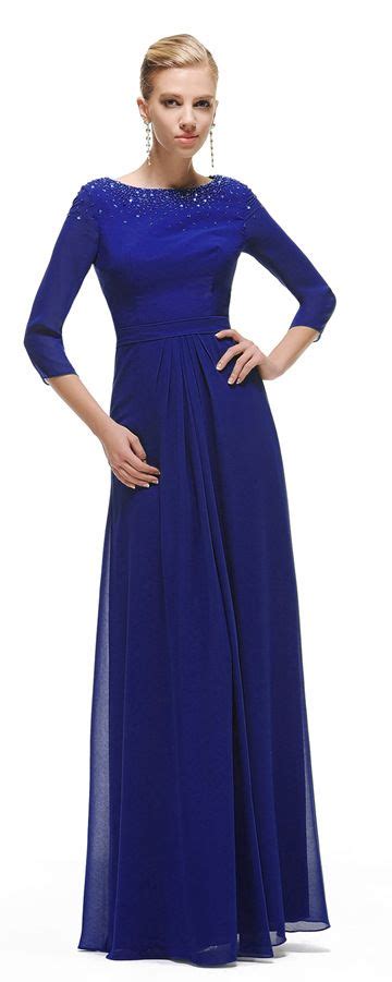 Modest Royal Blue Bridesmaid Dresses