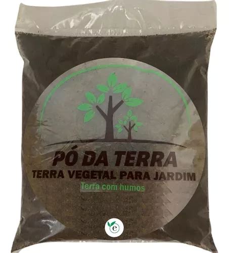 Terra Vegetal Adubada 20kg Composto Orgânico Parcelamento sem juros