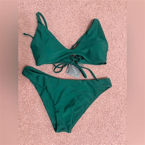 Swim New Small Green Bikini Swimsuit Bathing Suit Festival Boho Poshmark