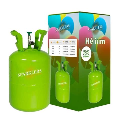 Bouteille Gaz Hélium pour 30 Ballons gonflables Bonbonne de 0 2m3