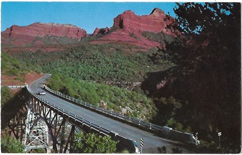 Midgley Bridge Sedona Oak Creek Canyon Arizona Highway 89a United States Arizona Sedona