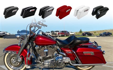 Amazon Slmoto Hard Saddlebags Saddle Bags W Conversion Brackets