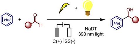 杂芳烃与醛的电光催化 C H 羟烷基化advanced Synthesis And Catalysis X Mol