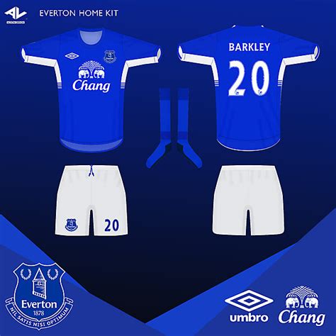 Everton Umbro Home Kit