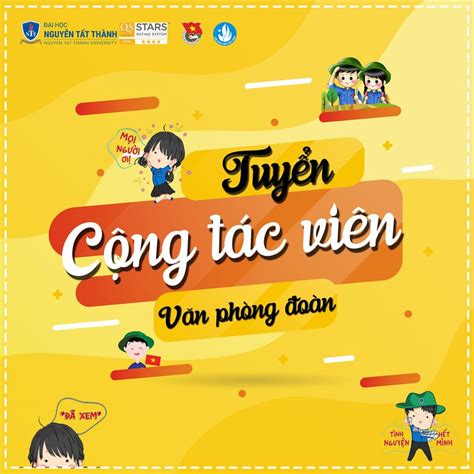 TUYỂN CỘNG TÁC VIÊN VP ĐOÀN HỘI ĐỢT 2 Phòng Công Tác Sinh Viên