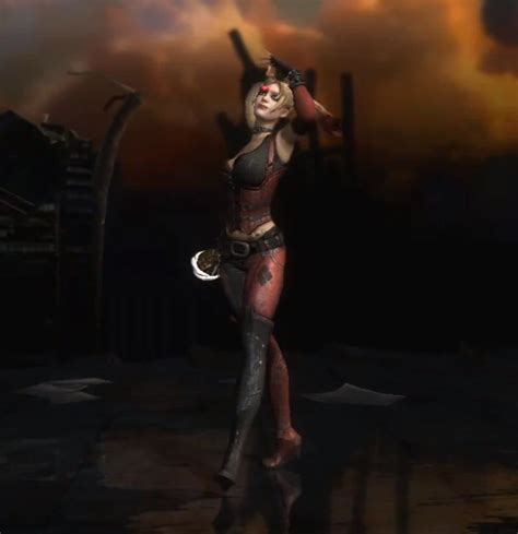 Injustice Gods Among Us Harley Quinn Arkham City Alternate Costume