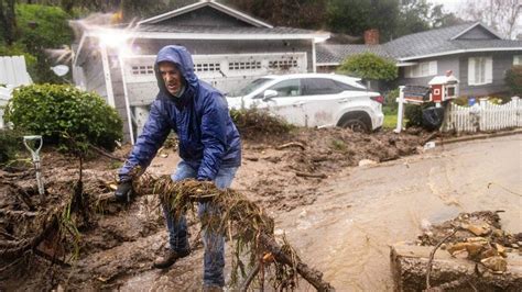 Storm sends debris through Hollywood Hills