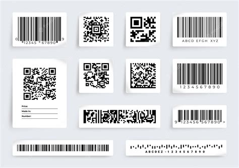 Etiqueta De Código Qr Etiquetas De Escaneo De Precio De Producto De Código De Barras Información