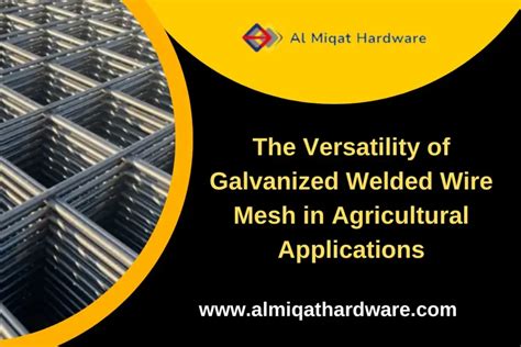 The Versatility Of Galvanized Welded Wire Mesh In Agricultural