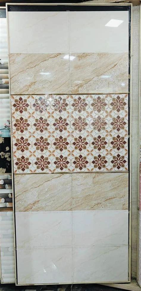 Polished 12mm Floral Ceramic Bathroom Wall Tiles At Rs 26 Sq Ft In