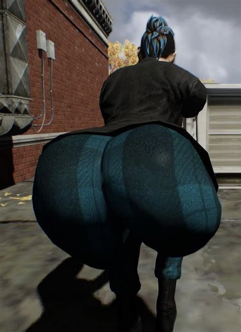 Rule 34 1girls 3d Alternate Costume Ass Big Ass Big Butt Blue Hair Bubble Butt Comically Large