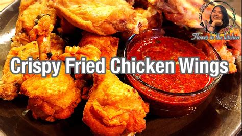 Crispy Deep Fried Chicken Wingsno Flour Recipe Shortsflower In The Kitchen Youtube