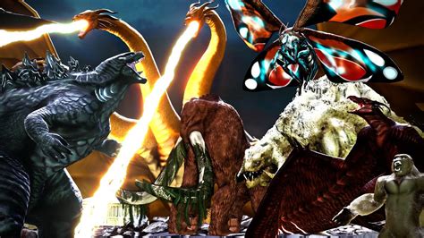 Evolution Of Godzillas Monsterverse Titans Size Comparison 2014 2019