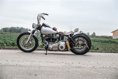 Beautiful Harley Davidson Shovel Head Bobber Build By Kraftwerk Customs