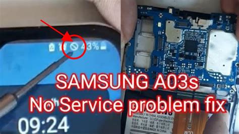 Samsung A03s No Service Problem No Network SIM Card Auto Detected