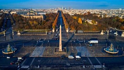 La Place De La Concorde Le Plus Grand Cadran Solaire Du Monde Ici