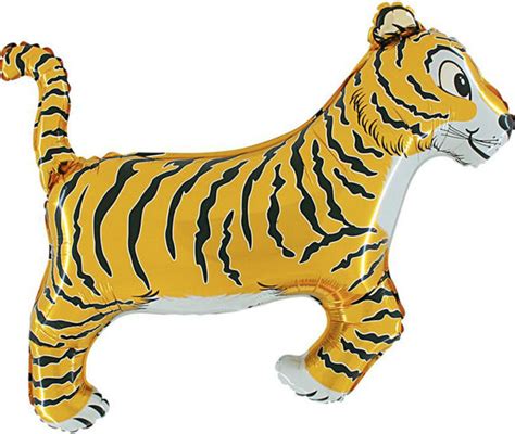 cv luftballons de XXL Folienballon Figur Tiger ø 83cm