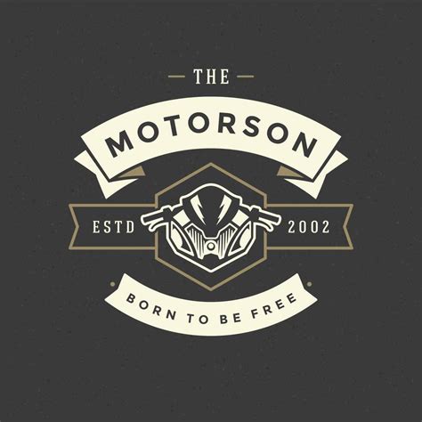 Sport Motorcycle Logo Template Design Element 44578322 Vector Art At