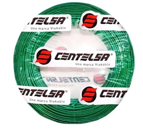 Cable Aislado H Verde Centelsa Rollo Construmole