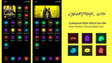 90 Cyberpunk Icons For Ios