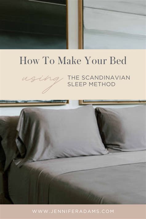 The Scandinavian Sleep Method How To Make Bed Minimalist Bed