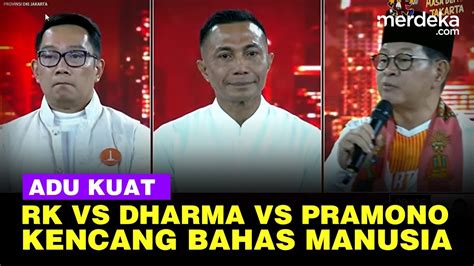 FULL Adu Kuat Pramono Vs Ridwan Bahas Manusia Jenderal Dharma Fokus