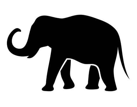 Elephant Stencil Printable