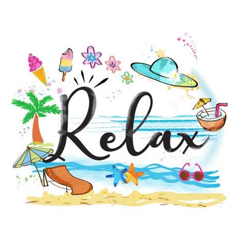 Relax Word Art