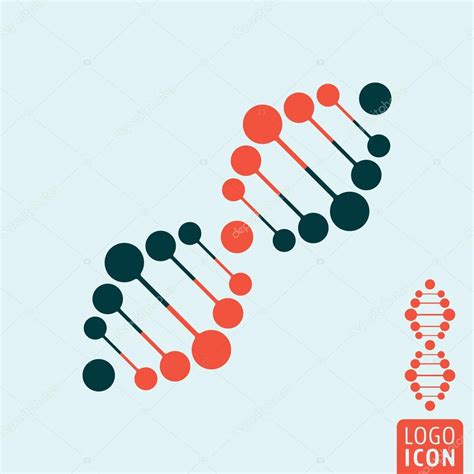 Dna Icon Isolated Stock Vector Image By Bobevv