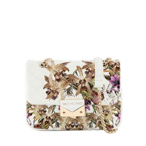 VALENTINO RIVA SMALL SATCHEL| VALENTINO FLORAL SATCHEL