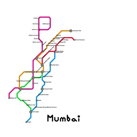 Mumbai Metro Map Maker