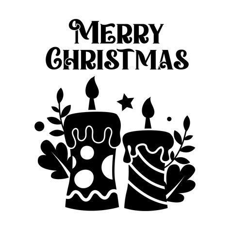 Merry Christmas Stencil 15 Free Pdf Printables Printablee