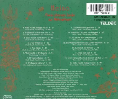 Cd Cover Heino Meine Sch Nsten Lieder Zur Weihnachtsfest