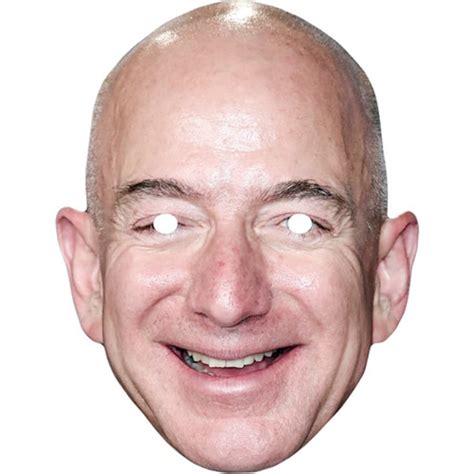 Jeff Bezos Celebrity Card Face Mask All Masks Are Pre Cut Order By 3pm