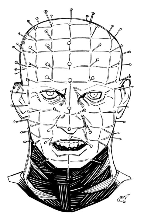 Pinhead Head Sketch Craig Rousseau