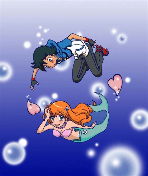 Pokemon Misty Mermaid And Ash