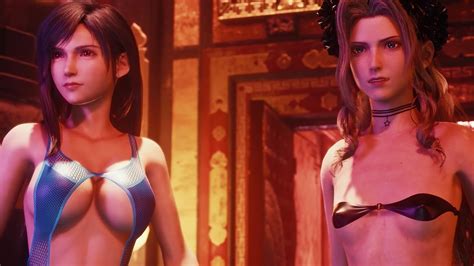 FF7REMAKE Tifa And Aerith Sexy Swimsuit YouTube