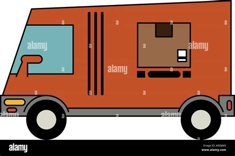 Pizza Delivery Van Stock Vector Image And Art Alamy