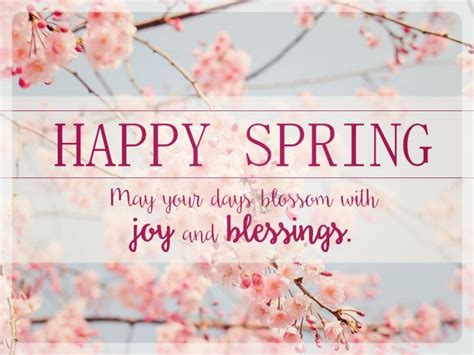 Send Some Spring Wishes To Someone Dear