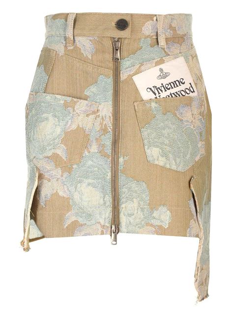 Vivienne Westwood Sailor Mini Skirt In Natural Lyst