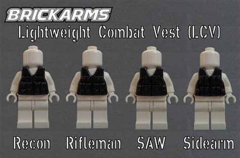 Brickarms Lightweight Combat Vests Custom Lego Minifigures