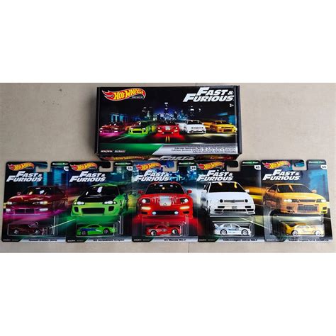 Hot Wheels Box Set Premium Fast And Furious