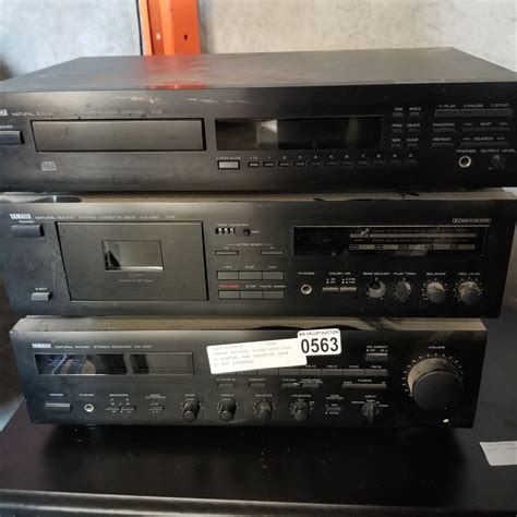 Yamaha Natural Sound Receiver Cd Player And Cassette Deck W Rft Speakers