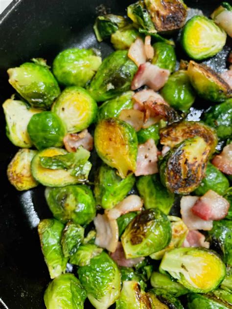 Roasted Brussels Sprouts With Bacon Recipe