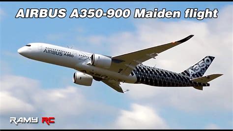 Giant Rc Airbus A350 Xwb Maiden Flight Youtube