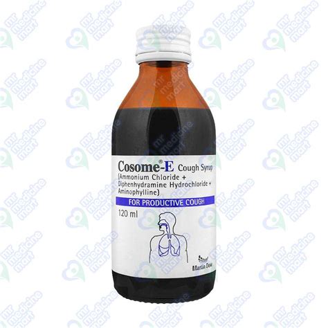 Cosome E Cough Syrup 120 Ml