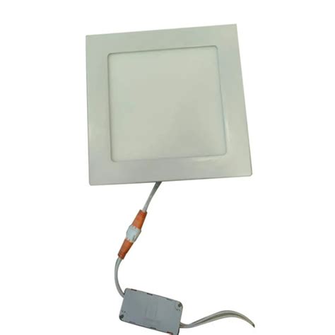 Stainless Steel 6000k Cool White 8 Watt Square Led Panel Light At Best