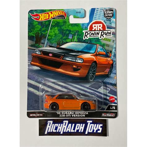 Hot Wheels Premium Ronin Run 98 Subaru Impreza 22B Sti Version